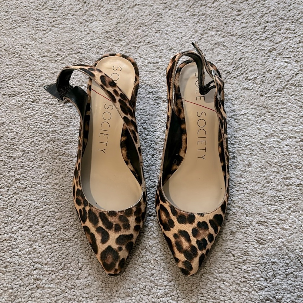Sole Society Cheetah Heels